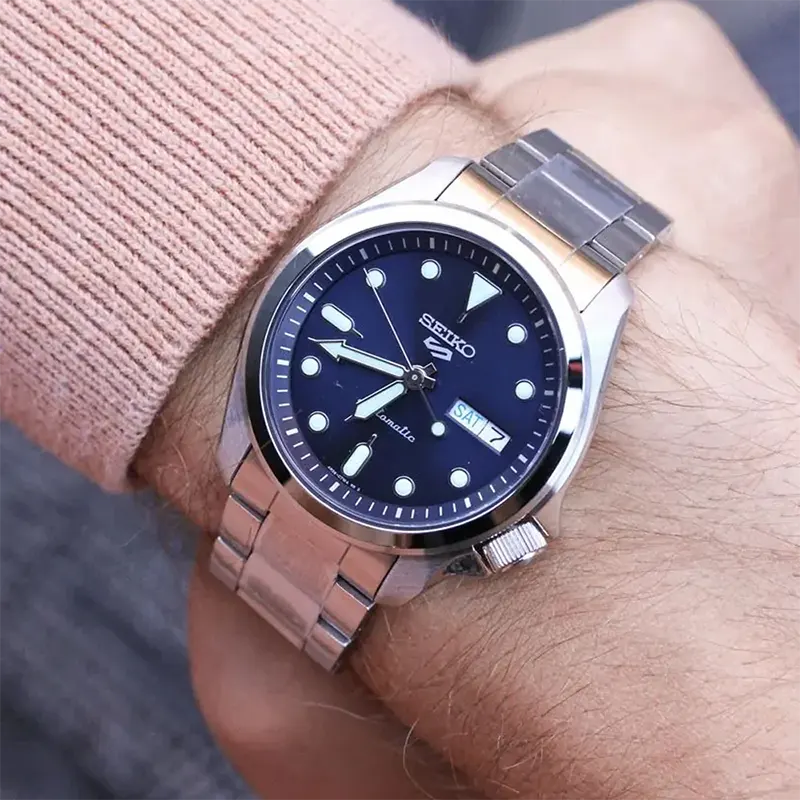 Seiko 5 Sports SKX Automatic Blue Dial Men's Watch- SRPE53K1